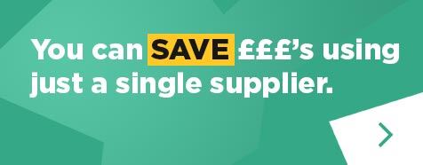 You can save using just a single supplier
